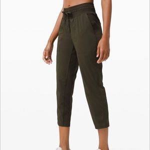 Lululemon Dance Studio Crop 25” in Dark Olive